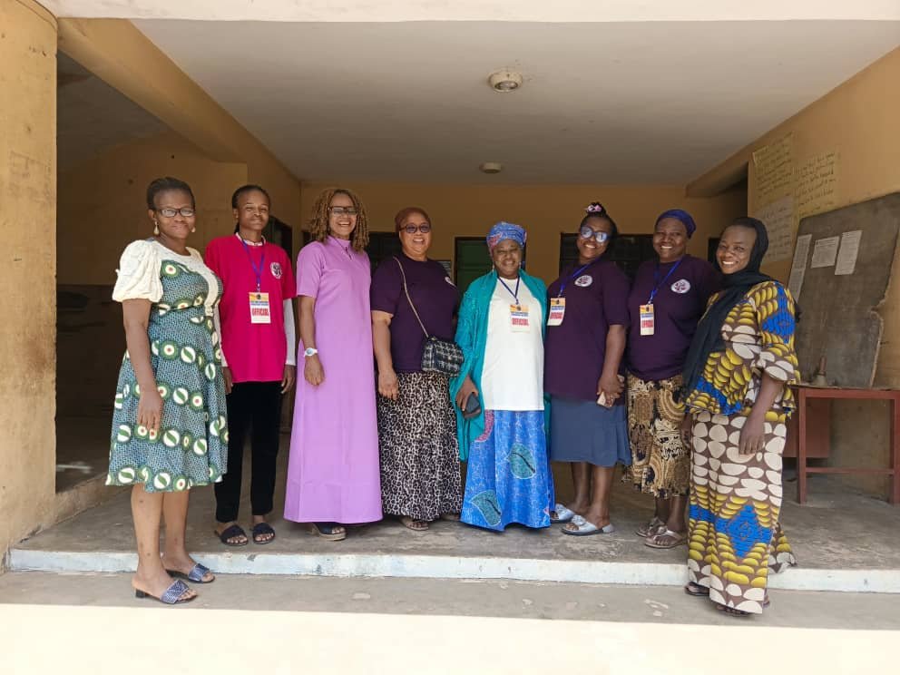 Fascilitators and FCT(UBEB) Desk Officer and Every Child staff at LEA Primary, Festival Road Area 10 before the commencement of the baseline assessment.